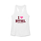 I Heart BTHL Women's Ideal Racerback Tank Top