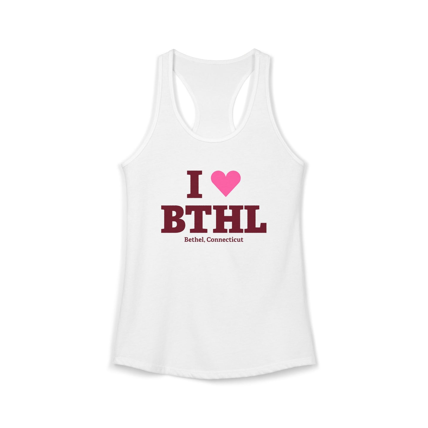 I Heart BTHL Women's Ideal Racerback Tank Top