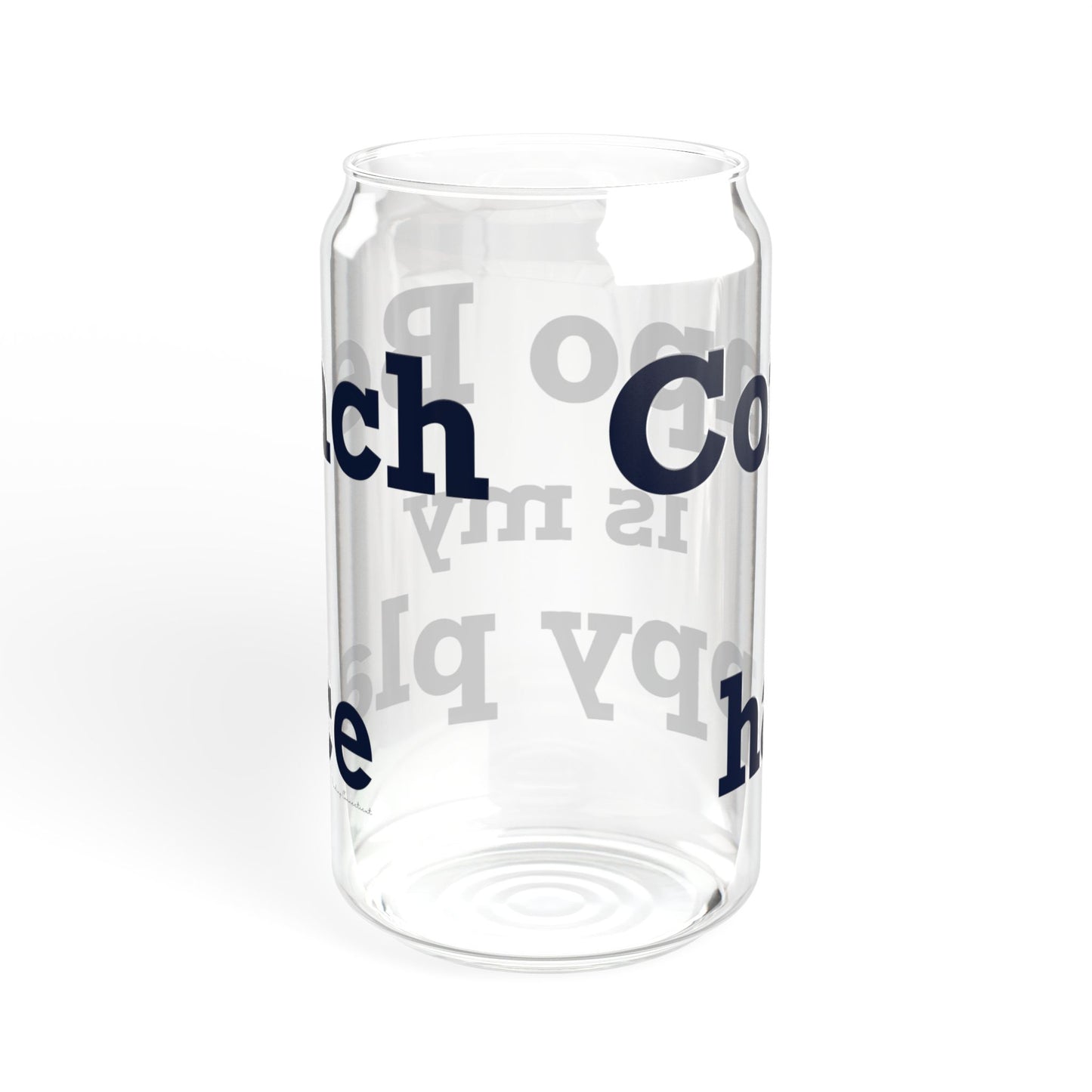 Compo Beach Is My Happy Place Sipper Glass, 16oz