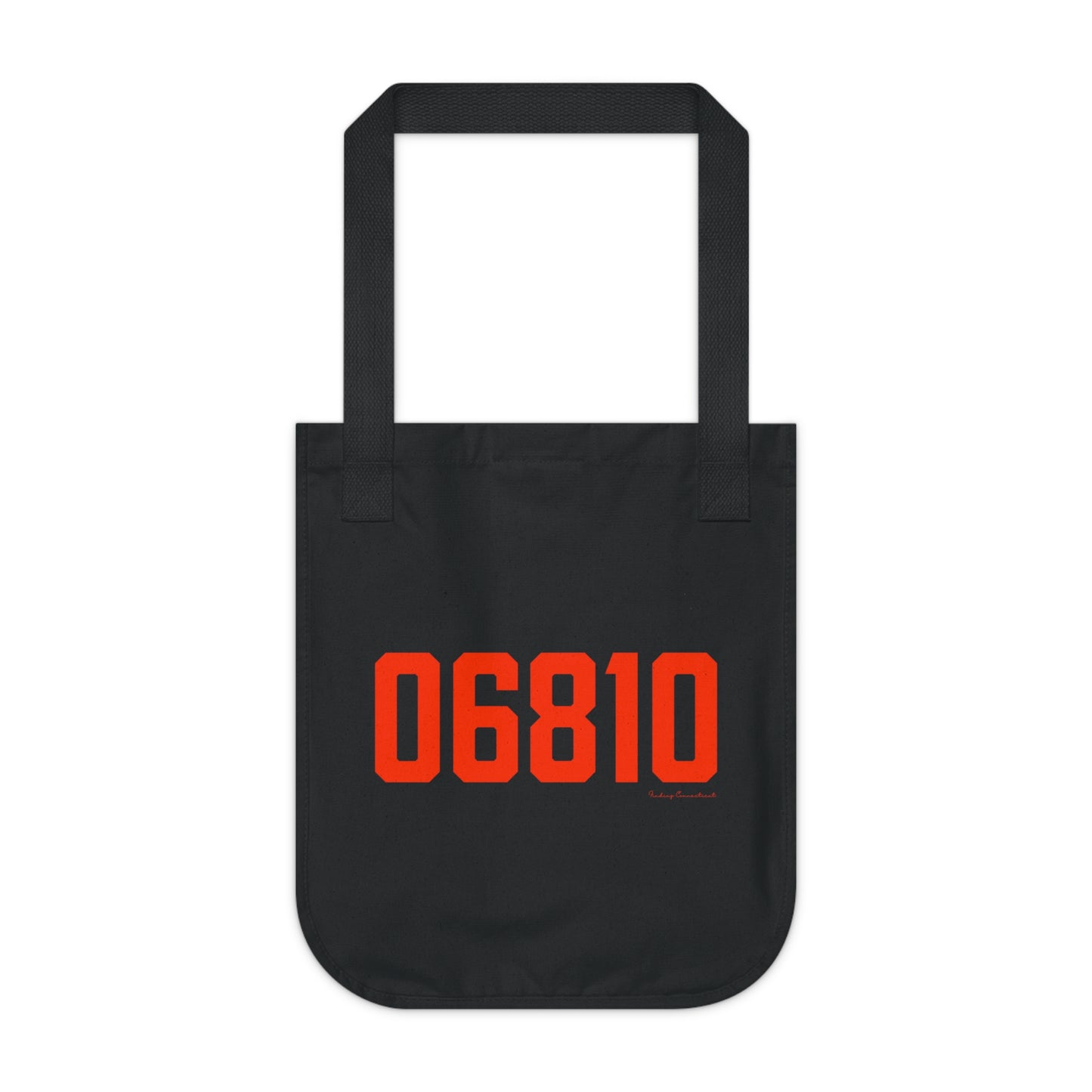 06810 Danbury Connecticut Zip Code Organic Canvas Tote Bag