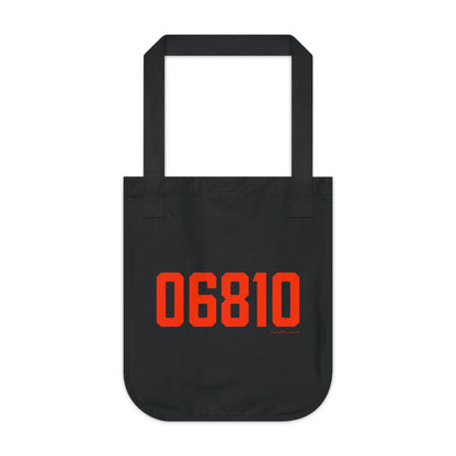 06810 Danbury Connecticut Zip Code Organic Canvas Tote Bag