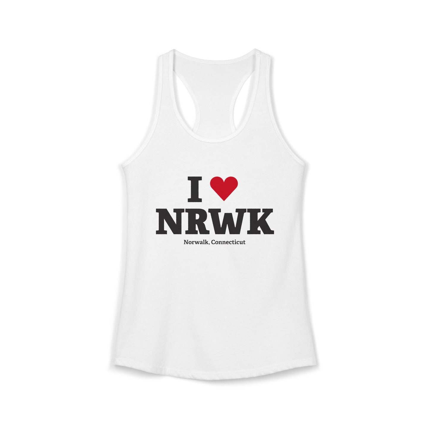I Heart NRWK Women's Ideal Racerback Tank Top