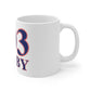 Derby Red, White & Blue Mug 11oz
