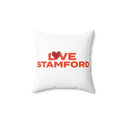 Love Stamford Spun Polyester Square Pillow