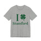 I Clover Stamford (Green) Unisex Jersey Short Sleeve Tee