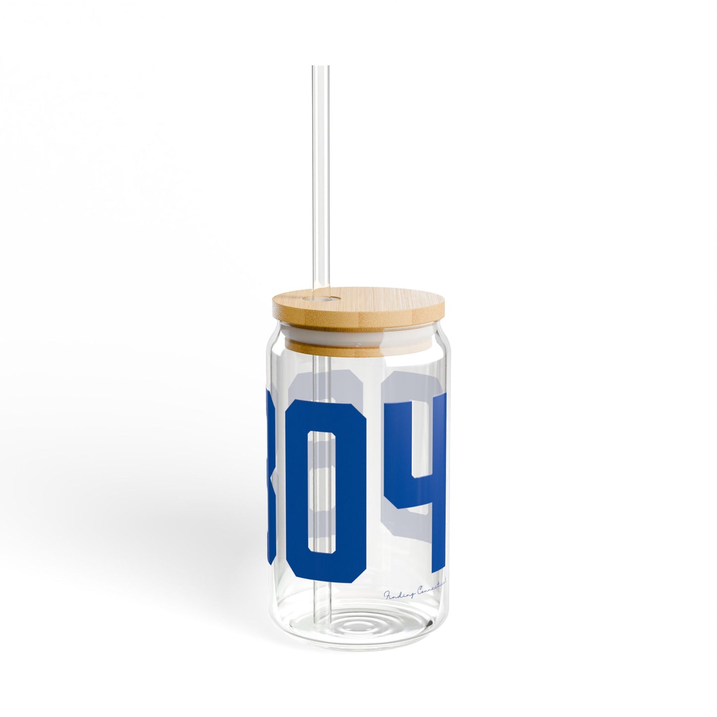 06804 Brookfield Connecticut Zip Code Sipper Glass, 16oz