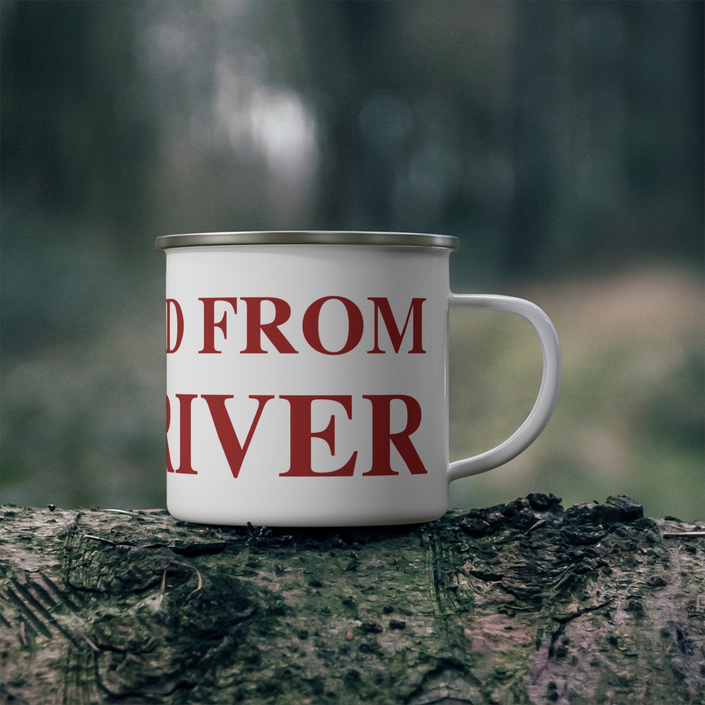 Just a kid from Deep River Enamel Camping Mug