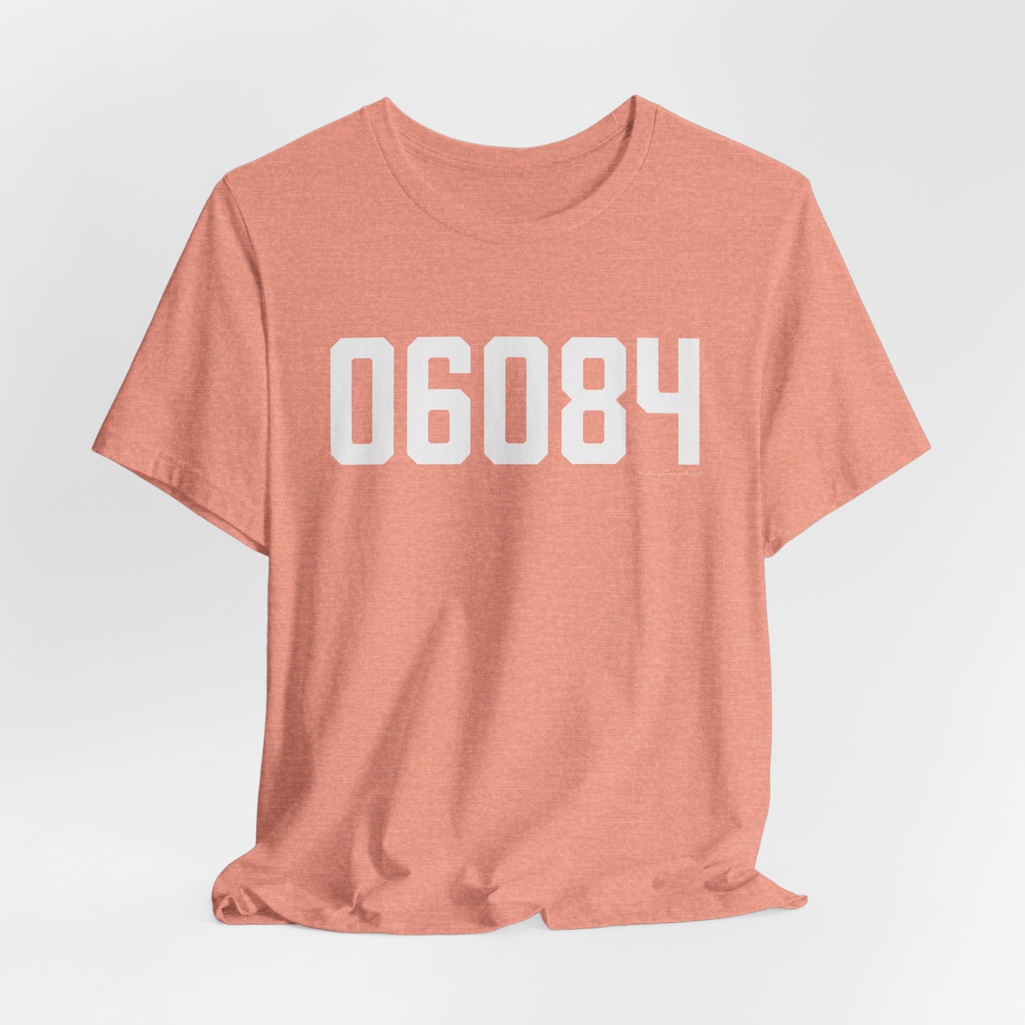 06084 Tolland CT Zip Code Unisex Jersey Short Sleeve T-Shirt