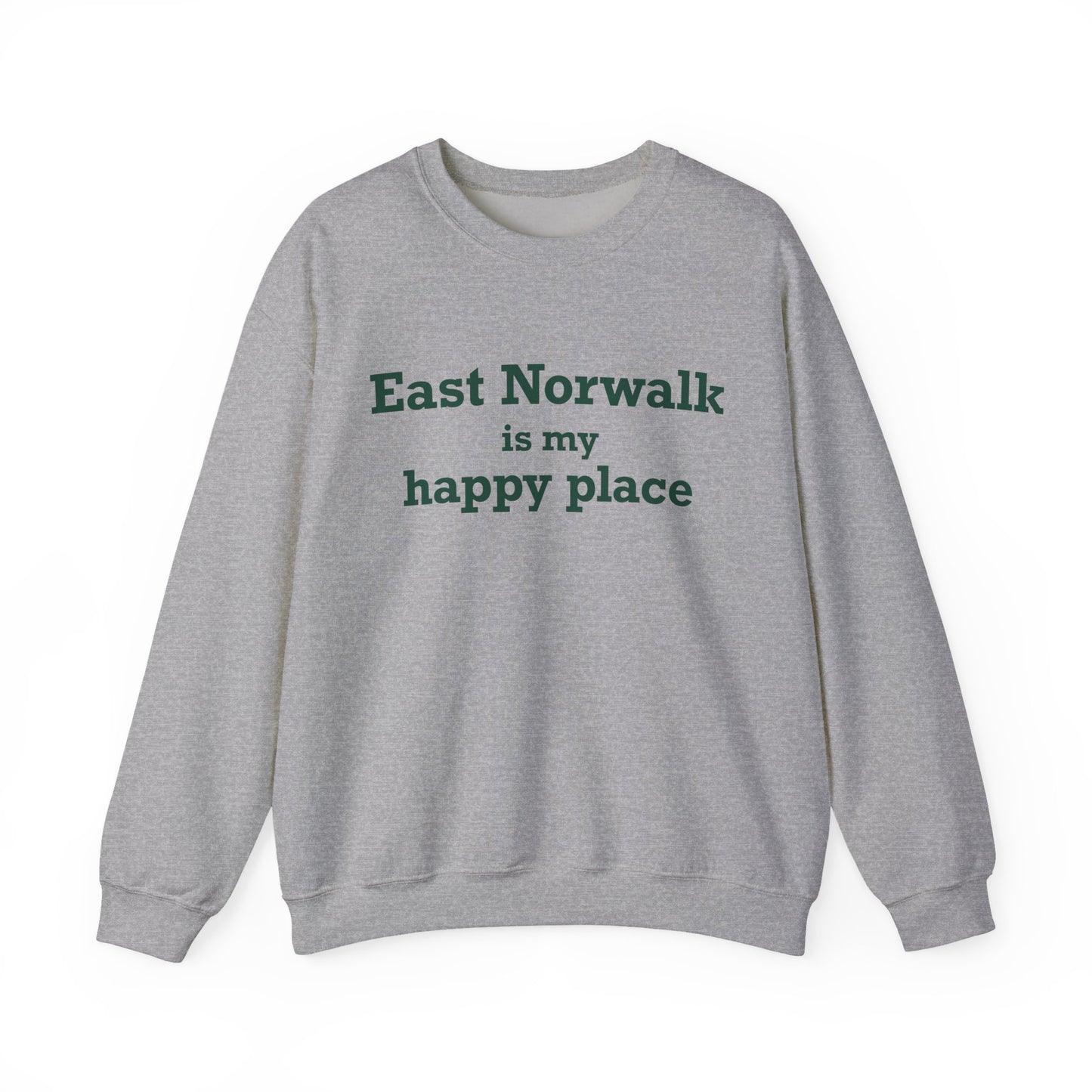East Norwalk is My Happy Place  Unisex Heavy Blend™ Crewneck Sweatshirt