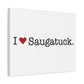 I Heart Saugatuck. Matte Canvas, Stretched, 1.25"