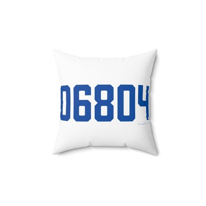 06804 Brookfield Connecticut Zip Code Spun Polyester Square Pillow