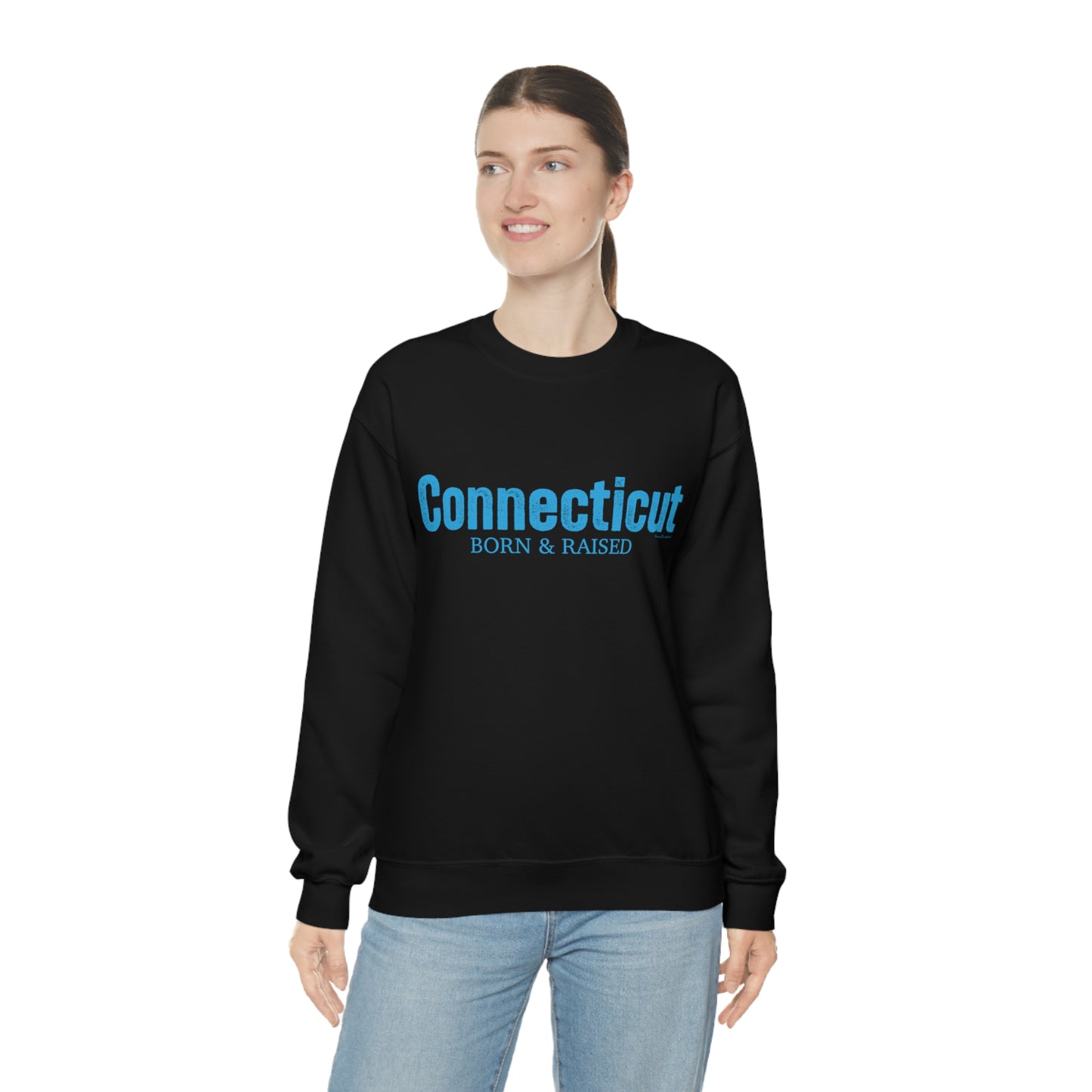 Connecticut Born & Raised Unisex Heavy Blend™ Crewneck Sweatshirt