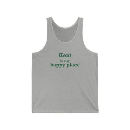 Kent is My Happy Place  Unisex Jersey Tank Top