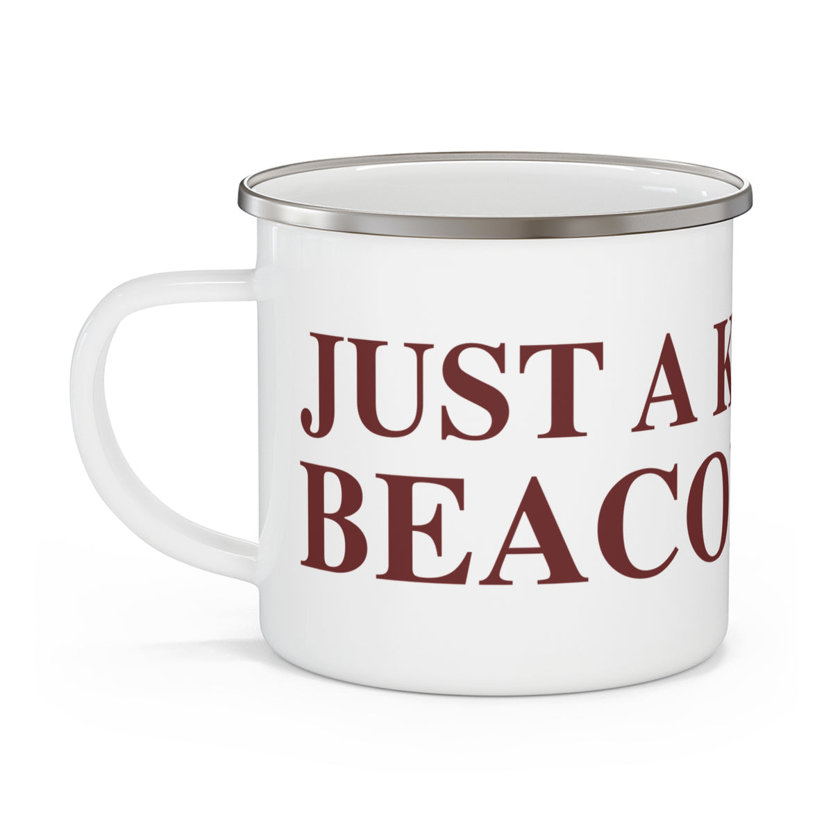 Just a kid from Beacon Falls Enamel Camping Mug