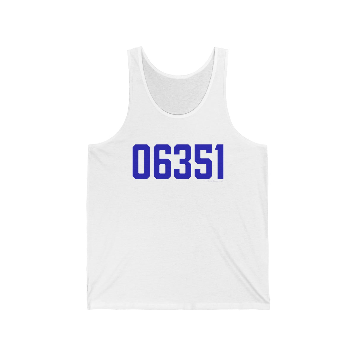 06351 Lisbon Connecticut Zip Code Unisex Jersey Tank Top
