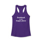 Scotland is My Happy Place Women's Ideal Racerback Tank Top