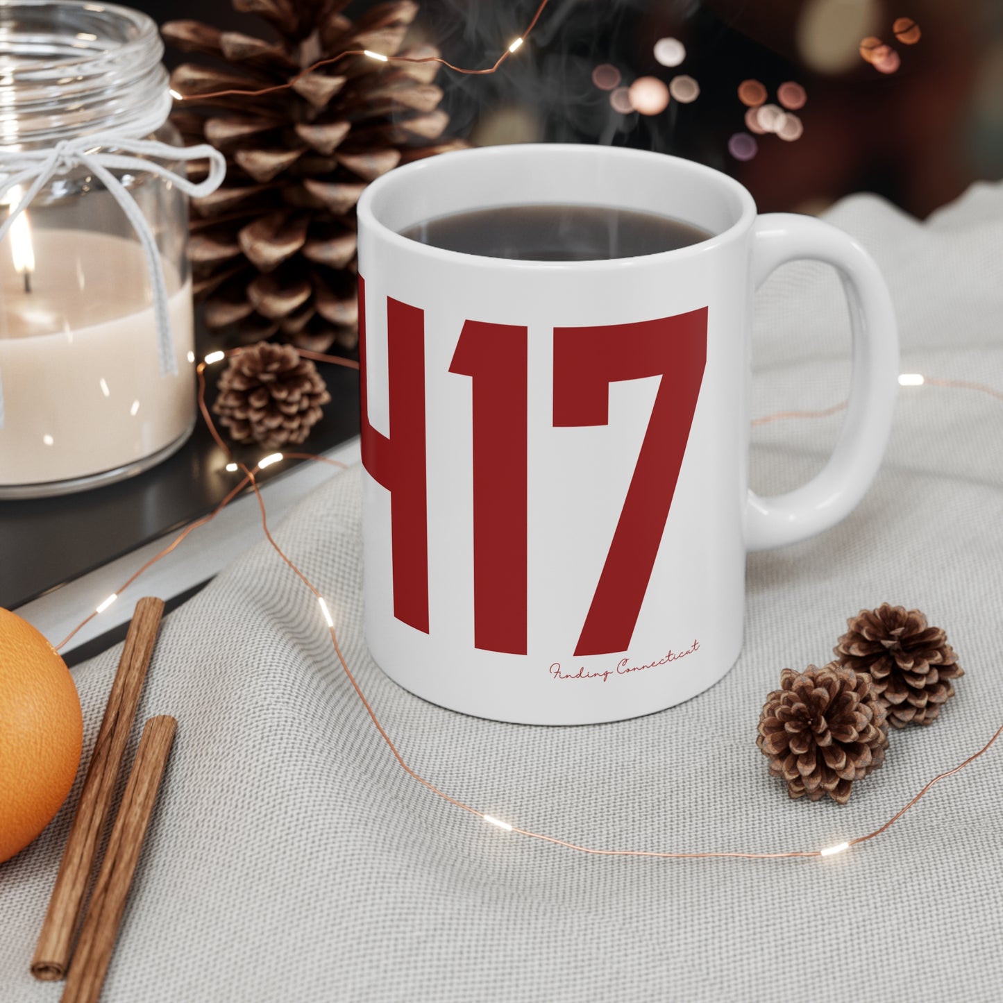 06417 Deep River Connecticut Zip Code Mug 11oz