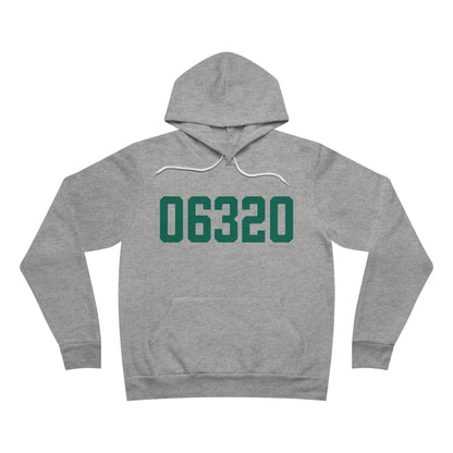 06320 - New London CT Zip Code Unisex Sponge Fleece Pullover Hoodie