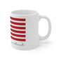 Wallingford Connecticut Flag  Mug 11oz