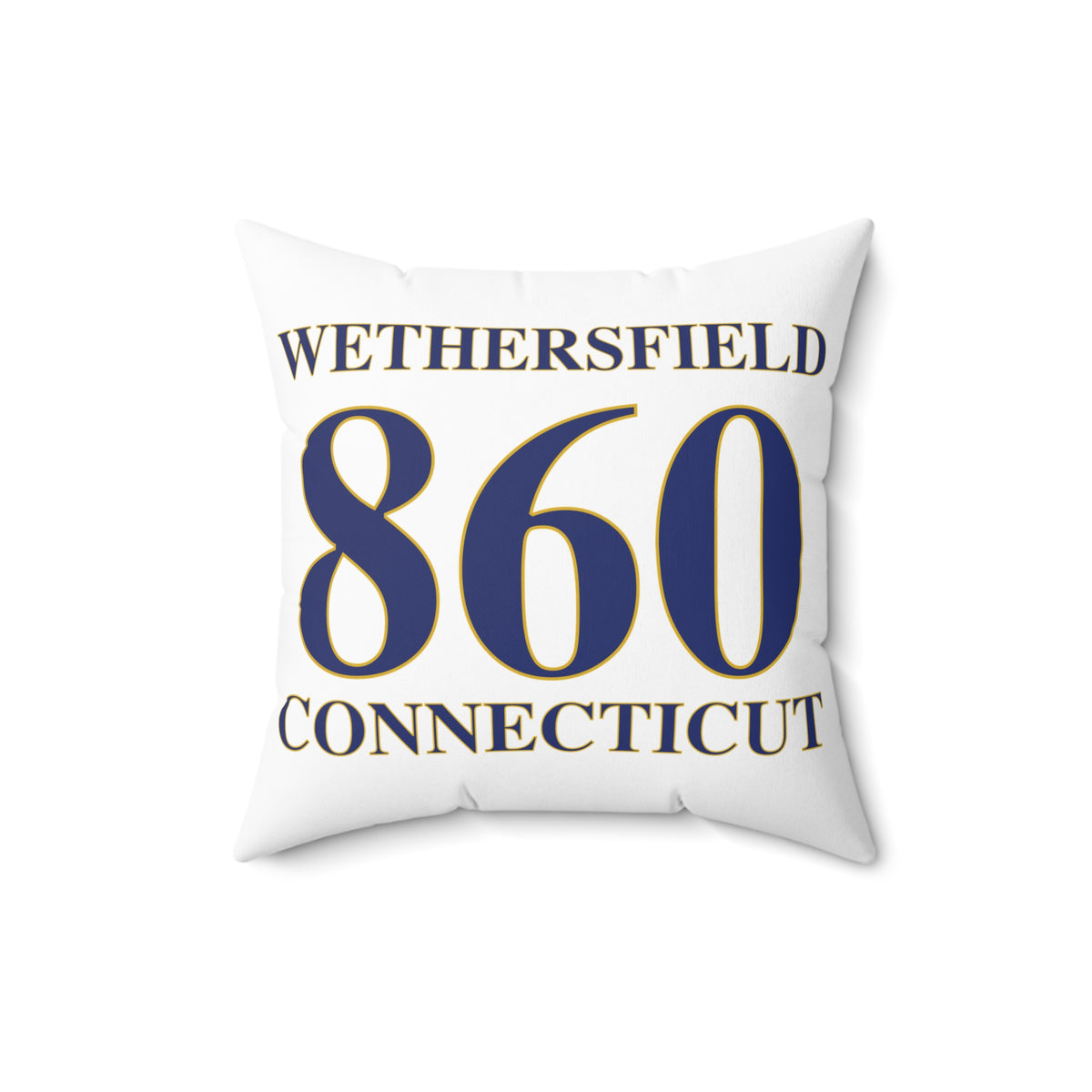 Wethersfield 860 Connecticut Polyester Square Pillow