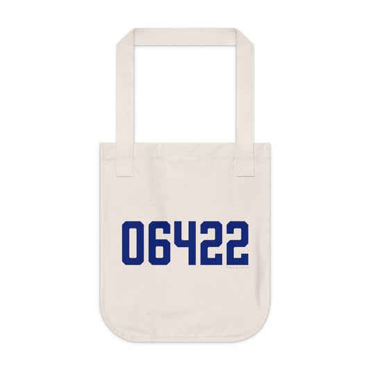 06422 Durham Connecticut Zip Code Organic Canvas Tote Bag