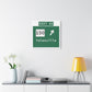 Vintage WCP Exit 65 Sign Matte Canvas, Stretched, 1.25"