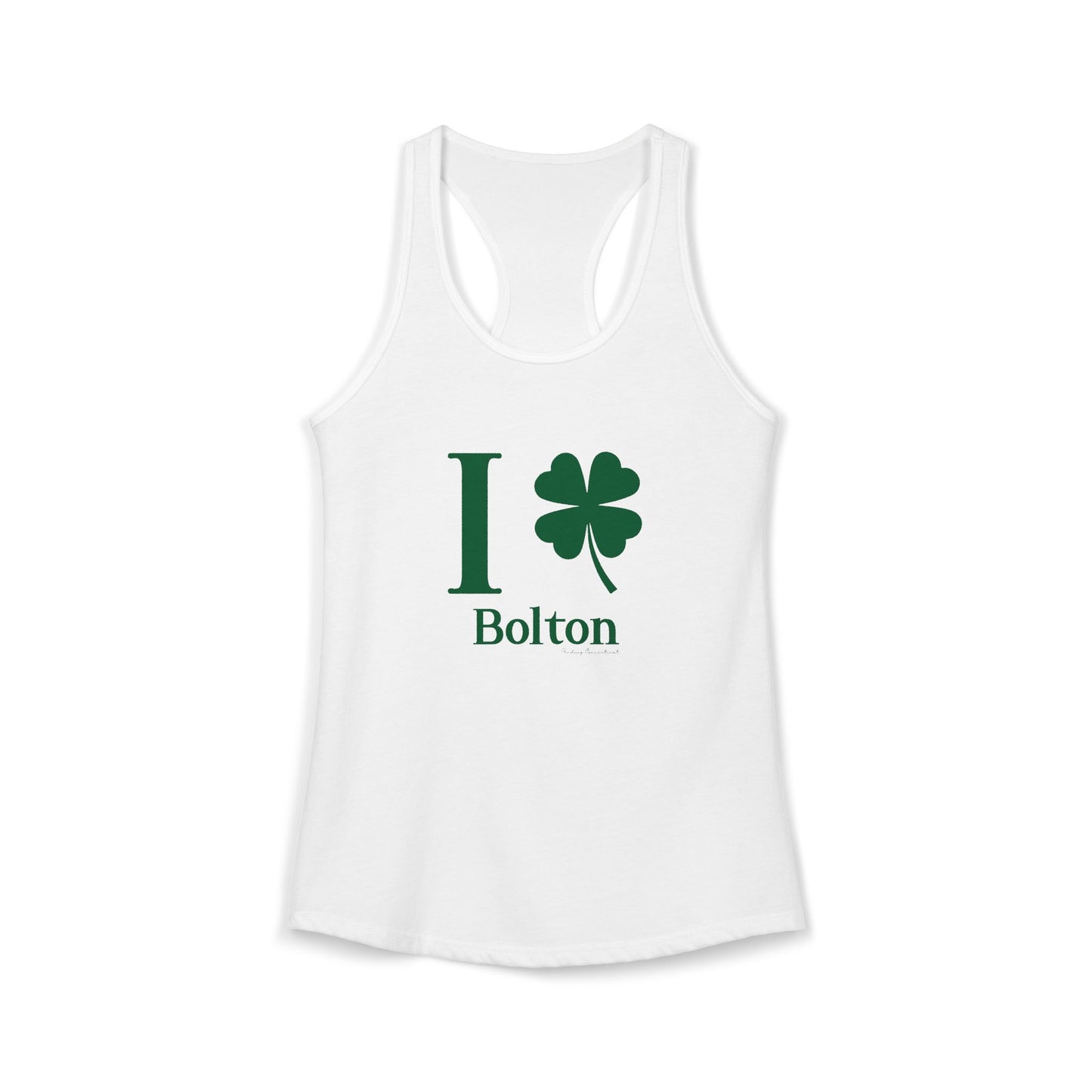 I Clover Bolton Women's Ideal Racerback Tank Top
