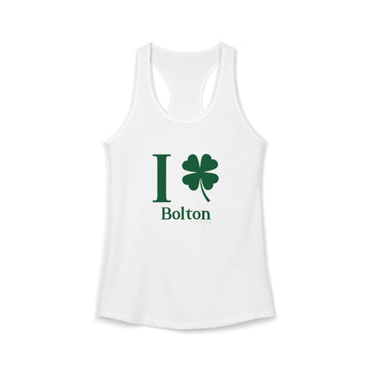 I Clover Bolton Women's Ideal Racerback Tank Top