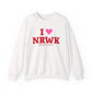 I Heart NRWK Unisex Heavy Blend™ Crewneck Sweatshirt