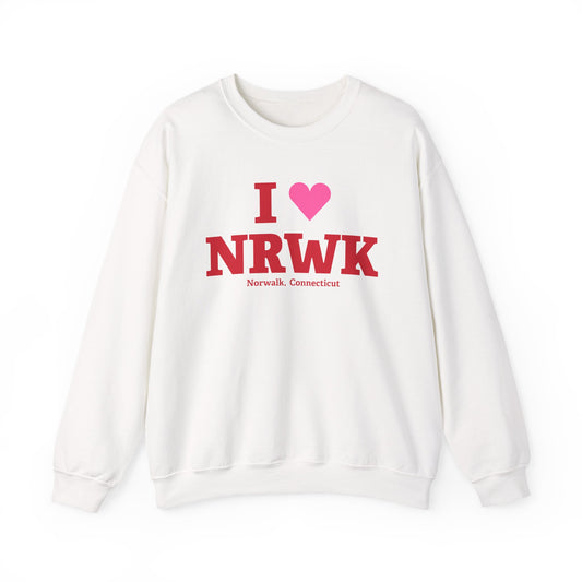 I Heart NRWK Unisex Heavy Blend™ Crewneck Sweatshirt
