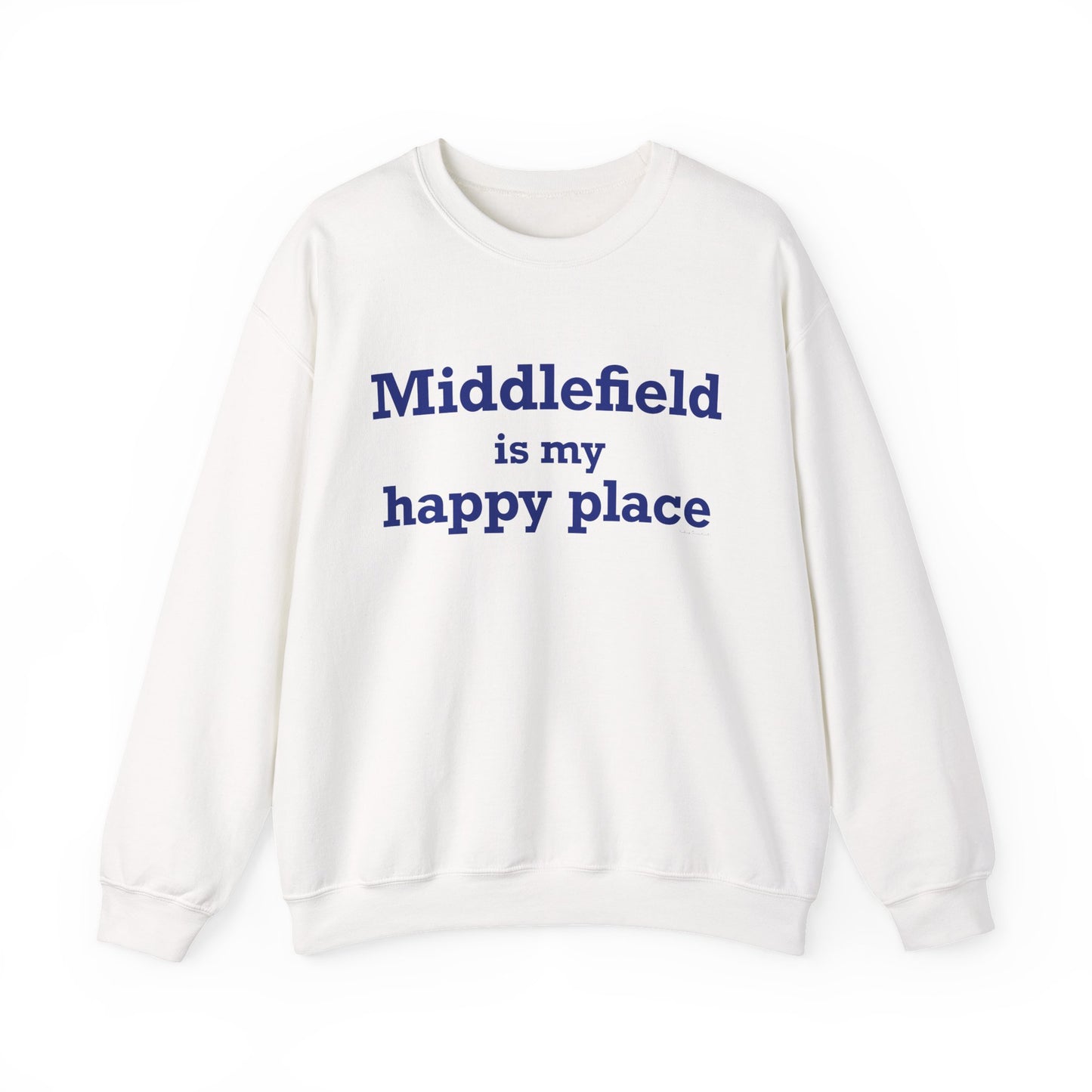 Middlefield is My Happy Place Unisex Heavy Blend™ Crewneck Sweatshirt