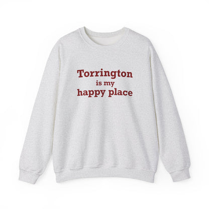 Torrington is My Happy Place Unisex Heavy Blend™ Crewneck Sweatshirt