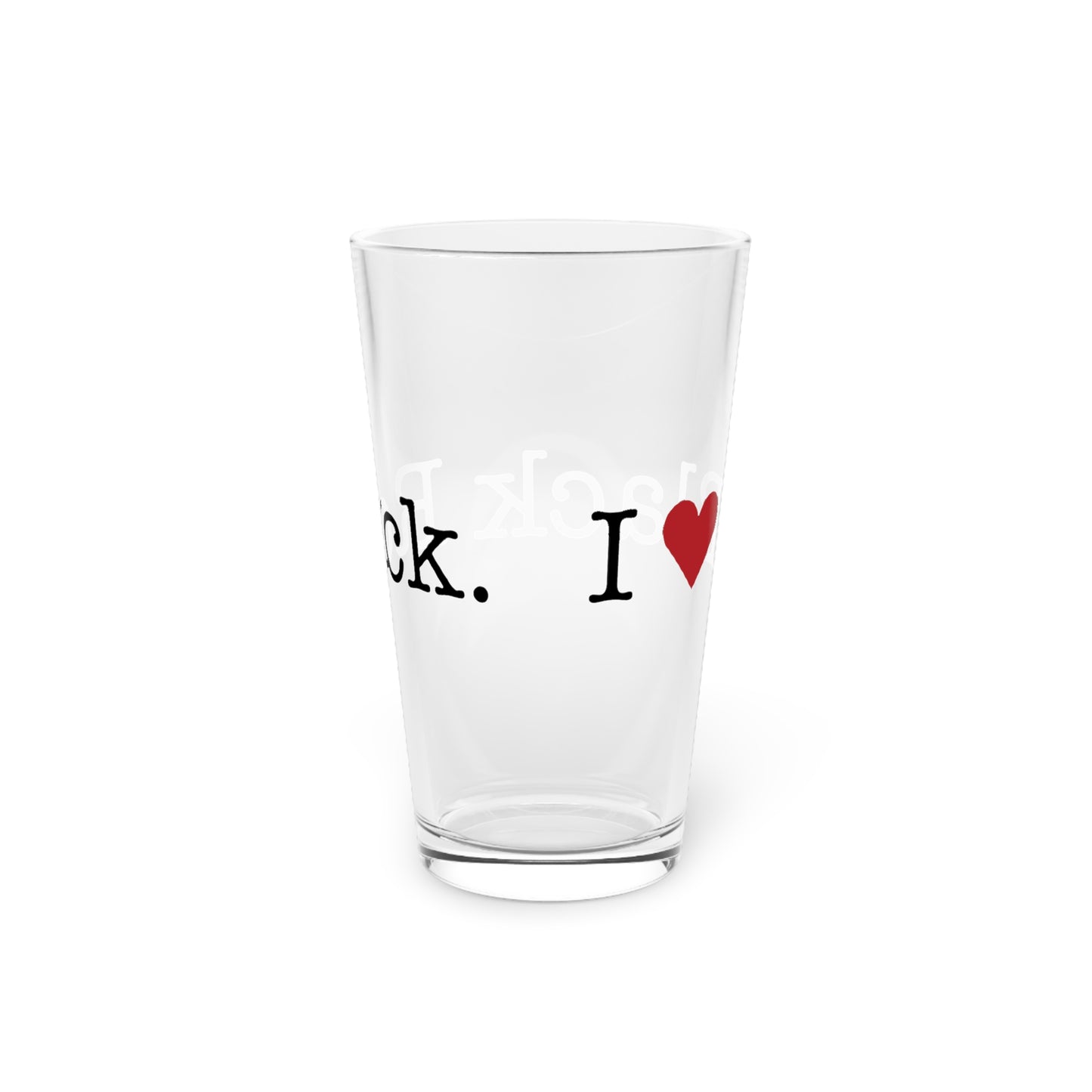 I Heart Black Rock. Pint Glass, 16oz