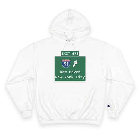 Vintage WCP Exit 67S Sign Champion Hoodie