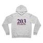 203 Waterbury Red, White & Blue Unisex Sponge Fleece Pullover Hoodie