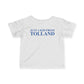 Just a kid from Tolland Infant Fine Jersey T-Shirt