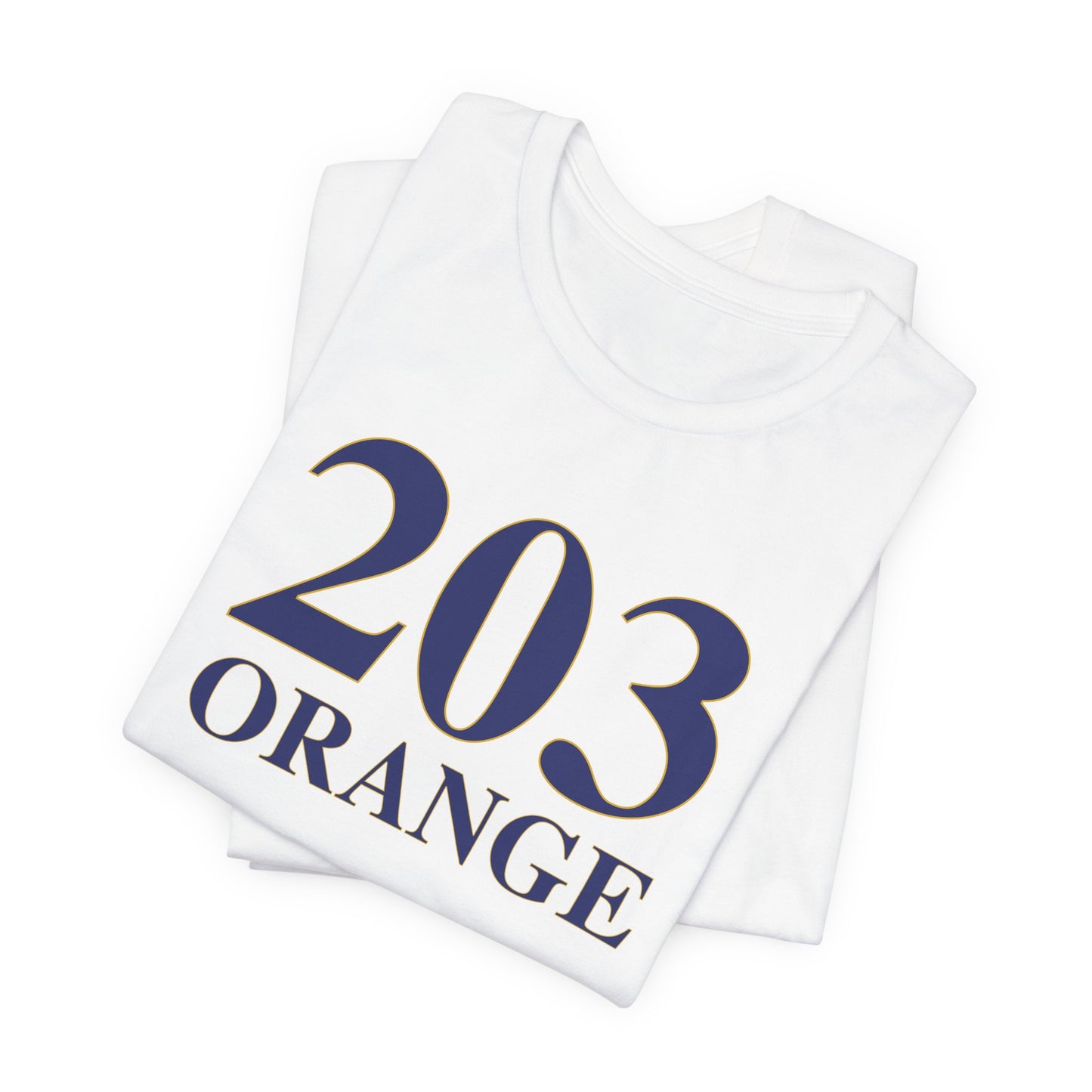 203 Orange Unisex Jersey Short Sleeve T-Shirt