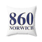 860 Norwich Spun Polyester Square Pillow
