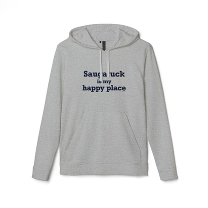 Saugatuck Is My Happy Place adidas Unisex Fleece Hoodie Sweatshirt