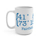 Fairfield Coordinates Mug 15oz