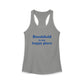 Brookfield Is My Happy Place Women's Ideal Racerback Tank Top