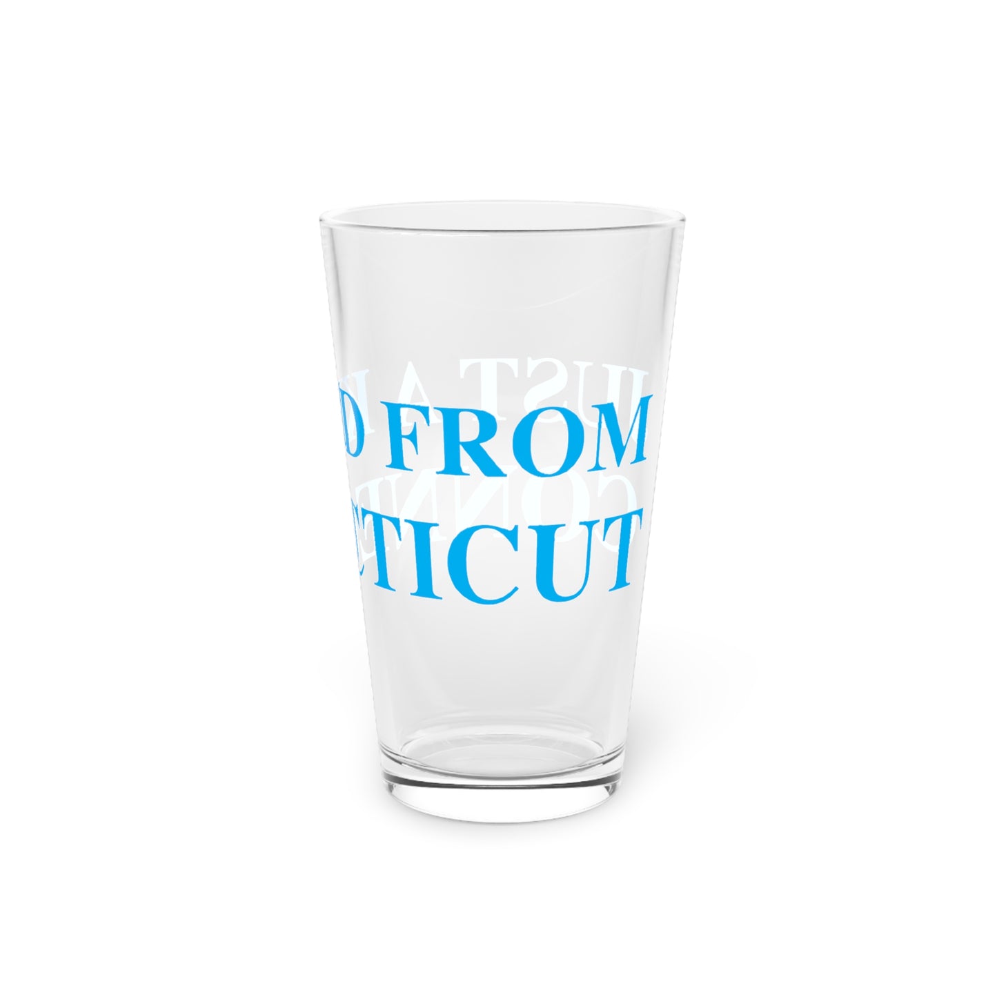 Just a kid from Connecticut Pint Glass, 16oz