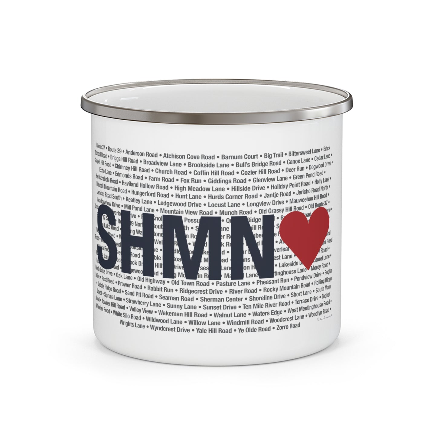 Sherman Love Enamel Camping Mug