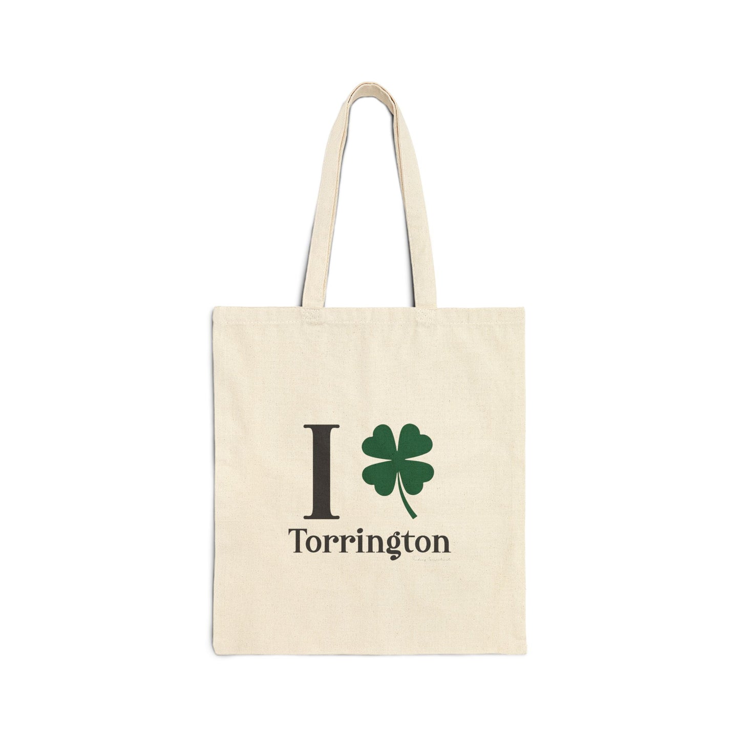 I Clover Torrington Cotton Canvas Tote Bag