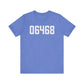 06468 Monroe Connecticut Zip Code Unisex Jersey Short Sleeve T-Shirt