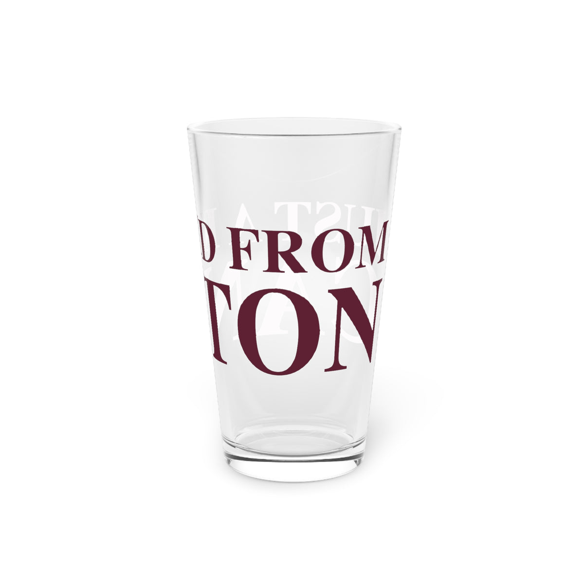 Just a kid from Canton Pint Glass, 16oz