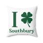 I Clover Southbury Spun Polyester Square Pillow