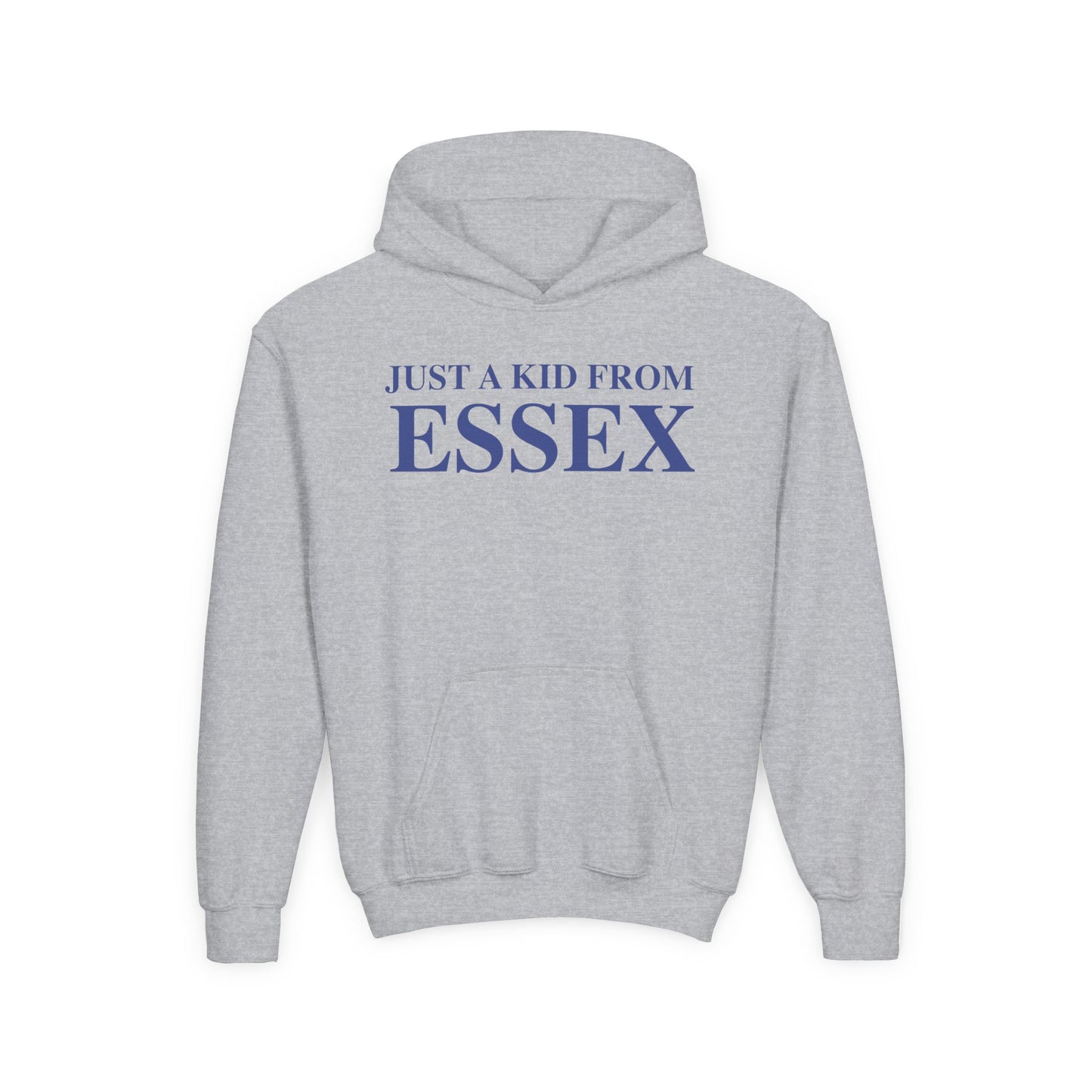 Just a kid from Essex Youth Heavy Blend Hooded Sweatshirt