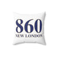 860 New London  Spun Polyester Square Pillow