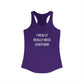 I Really Really Miss Stafford Women's Ideal Racerback Tank Top